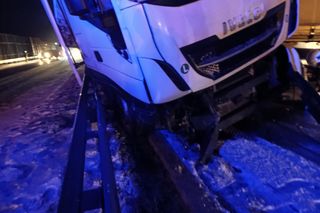 Wypadek na trasie S1 w Podwarpiu