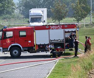 Służby ostrzegają! Alarmowy poziom amoniaku w związku z pożarem w Krośnie