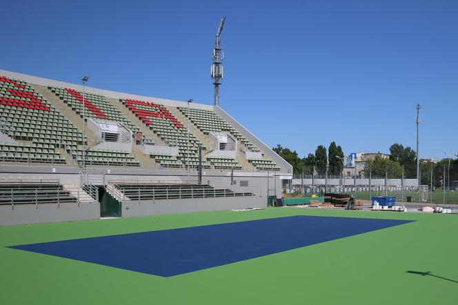 KORTY TENISOWE LEGII WARSZAWA N/Z WYMIANA NAWIERZCHNI NA TURNIEJ BNP PARIBAS POLAND OPEN 2023