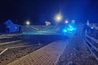 Wypadek w Dziadkowicach (22.02.2022)