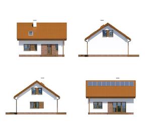 Projekt domu Słuszny wybór od Muratora - wizualizacje i plany. M262, M262a, M262b - zobacz warianty