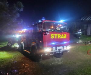 Tragiczny pożar w Łazach. Podpalacz podłożył ogień w stodole