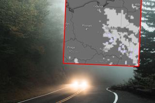 Gęste mgły powstaną nad Polską. Będą stwarzać duże zagrożenie na drogach