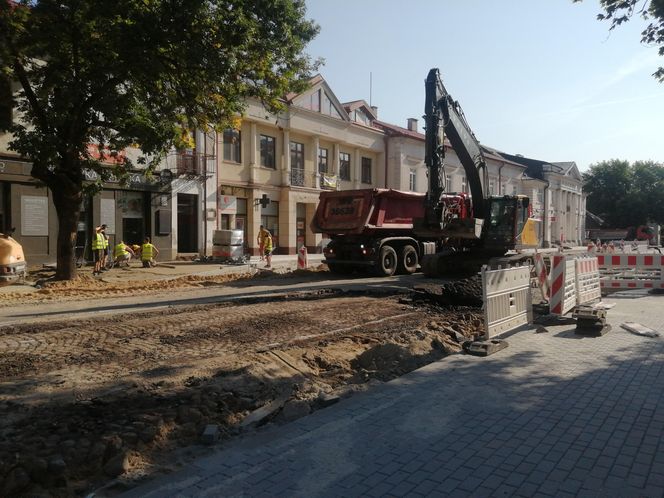 Remont ul. Piłsudskiego w Siedlcach, natrafiono na ciekawe znalezisko