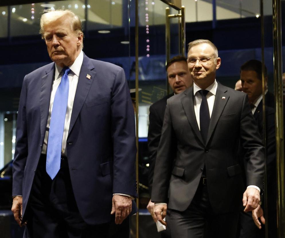 Andrzej Duda zjadł kolację z Donaldem Trumpem