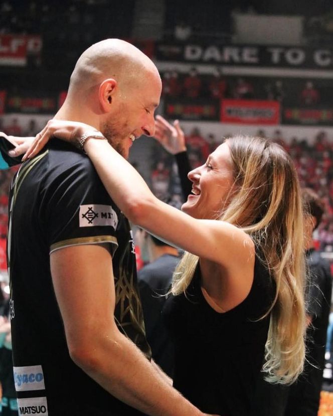 Bartosz Kurek z żoną Anną