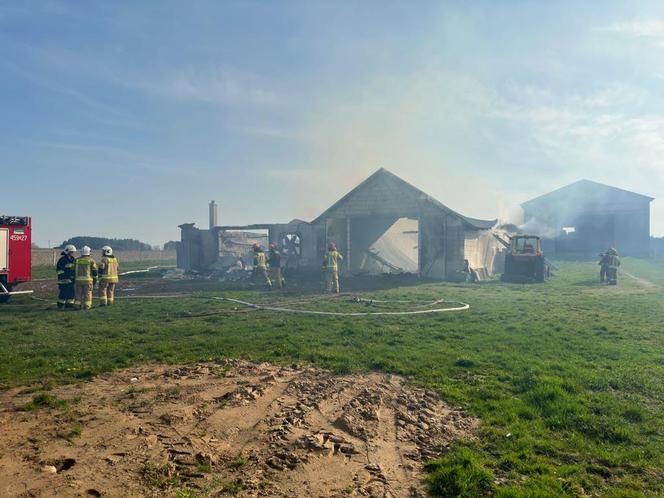 Pożar kurników w Krynicy [20.04.23]