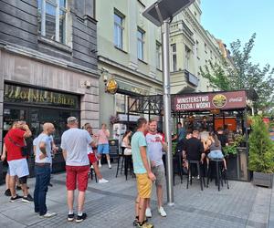 Euro 2024. Mecz Polska - Austria. Tak bawili się kibice na Mariackiej w Katowicach 