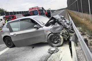 Wypadek na A4 w Biadolinach Radłowskich - 12.07.2023r.