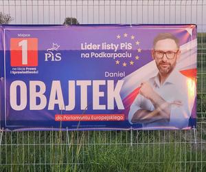 Na Podkarpaciu zawisły pierwsze plakaty wyborcze Daniela Obajtka! Mieszkańcy mają mieszane uczucia. Tego pana nie znam