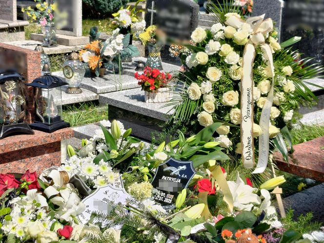 Patrycja i Bruno spoczęli na cmentarzu w Tychach. Widok grobu łamie serce