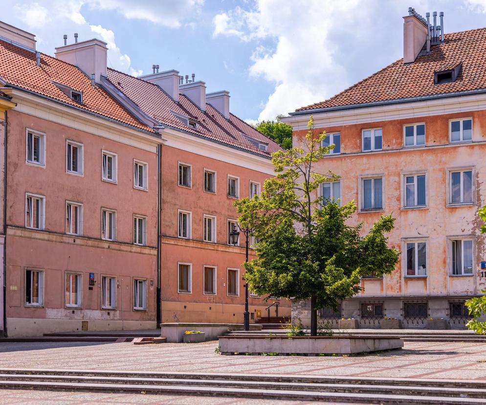 Mariensztat w Warszawie - zdjęcia. Niewykorzystany potencjał w centrum miasta