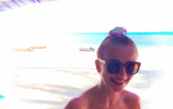 Katarzyna Zielińska na wakacjach na Bali