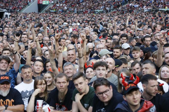 Koncert AC/DC w Warszawie (4.07.2025) - część druga. Organizatorem koncertu jest Live Nation