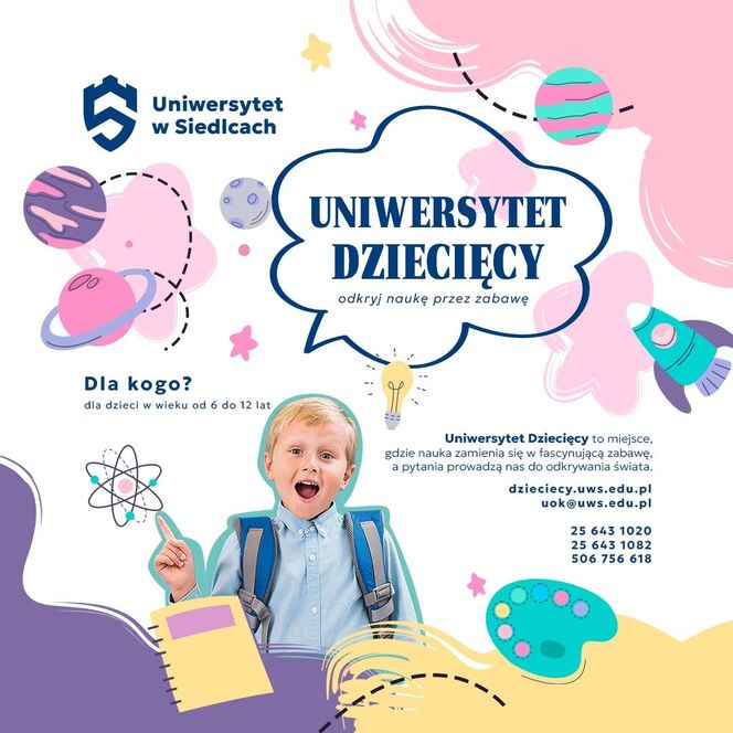 Trwa rekrutacja na Uniwersytet Dziecięcy w Siedlcach