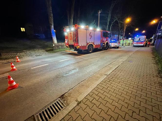 Młody kierowca wypadł z jezdni i huknął w drzewo. Szalał po Zakopanem w środku nocy