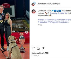 Kamil Semeniuk z żoną Kasią