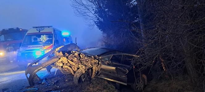 Strzeszyn. Nie żyje kierowca mercedesa! 24-latek zginął przez pirata drogowego