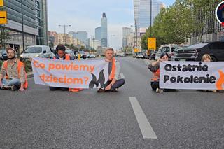 Ostatnie Pokolenie sparaliżowało centrum Warszawy na początek roku szkolnego. Zapowiedź kolejnych blokad