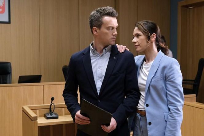 M jak miłość, odcinek 1874. Jakub (Krzysztof Kwiatkowski), Martyna (Magdalena Turczeniewicz)