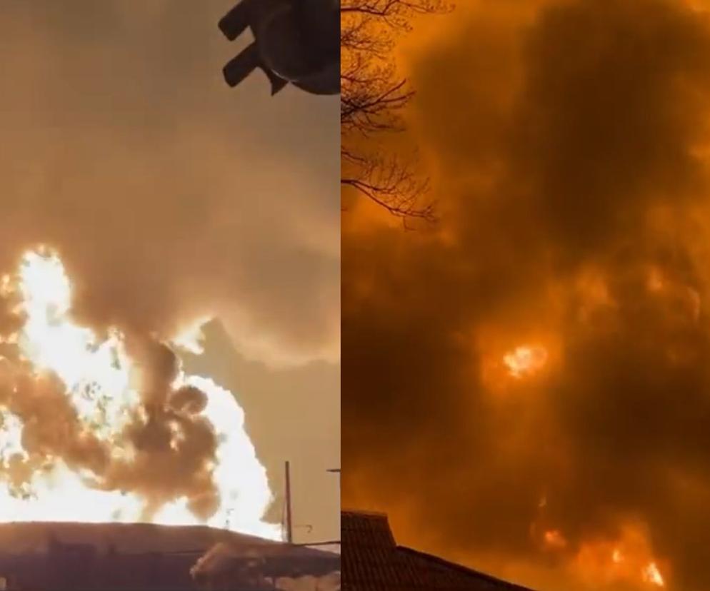 Rosja znowu zaatakowała ukraińskie miasta. Ogromne eksplozje w Nowomoskowsku [WIDEO]