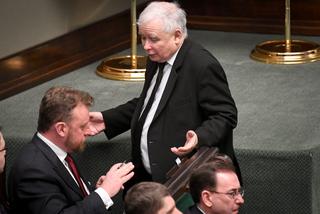 Jarosław Kaczyński  i Łukasz Szumowski