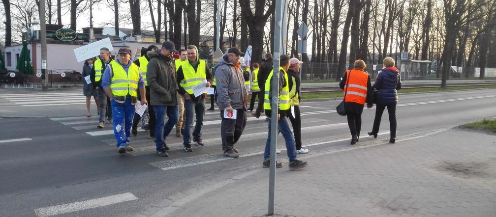 Blokada ulicy Mickiewicza