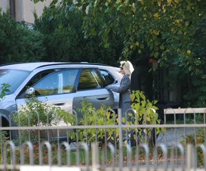 Małgorzata Tusk w wypożyczonym BMW.