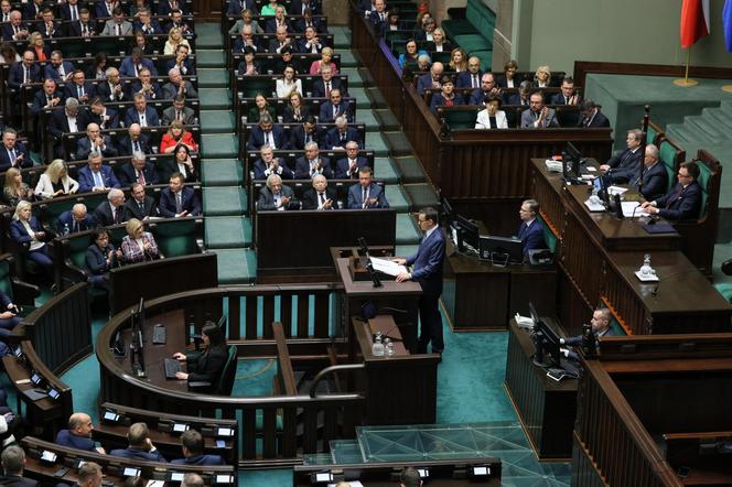 Expose premiera Mateusza Morawieckiego - posiedzenie Sejmu (11 grudnia)