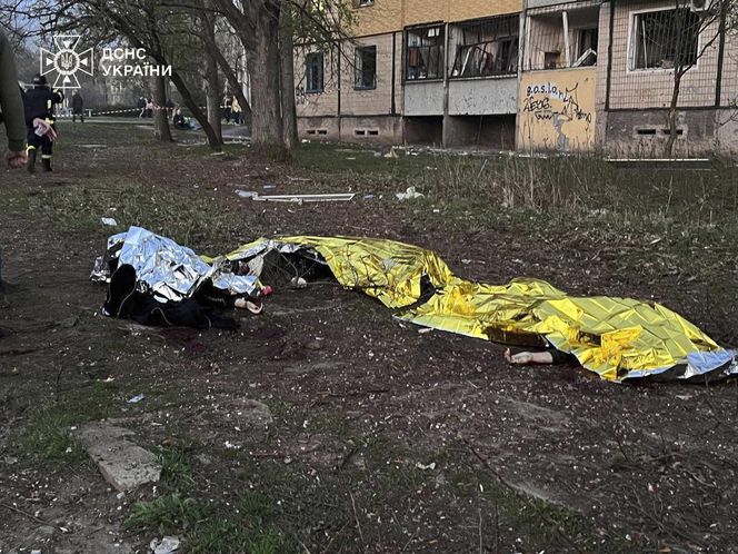 Pogrzeby ofiar ataku na Krzywy Róg