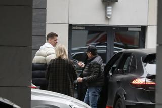 Wojciech Szczęsny żegna się z żoną Mariną