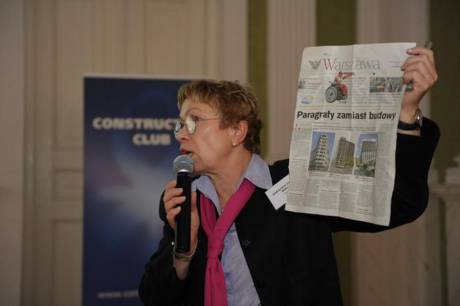 Spotkanie Construction Club rewitalizacja centrow miast, ozywienie i uatrakcyjnienie serca Warszawy - Aleksandra Zentile Miller z PRCH