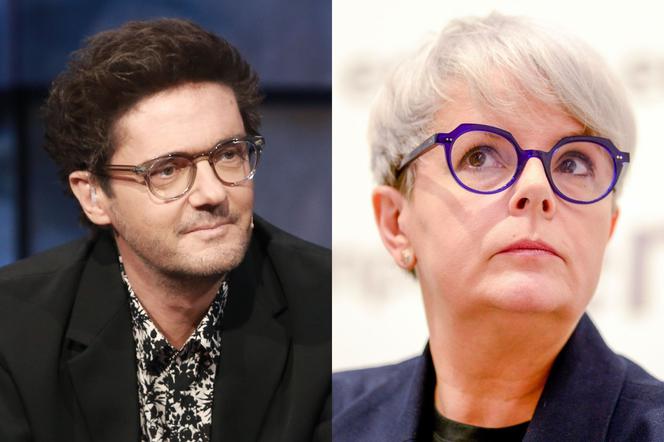 Karolina Korwin-Piotrowska PONIŻA Wojewódzkiego i wychodzi ze studia. Jesteś debilem