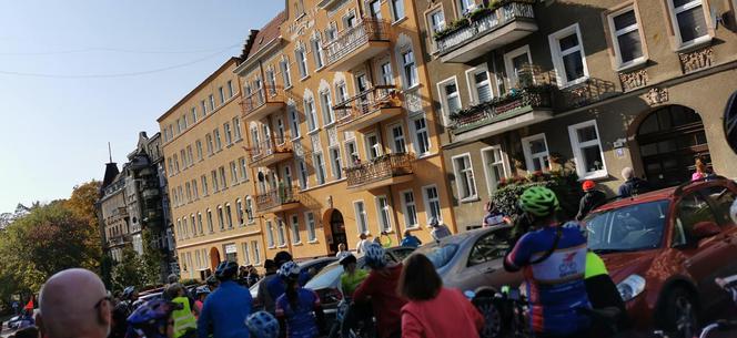 Rowerzyści poznawali historię Szczecina