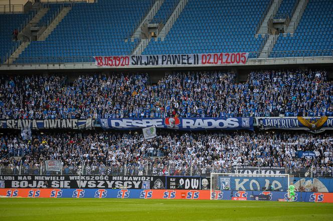 Tak bawili się kibice na meczu Lech Poznań - Pogoń Szczecin