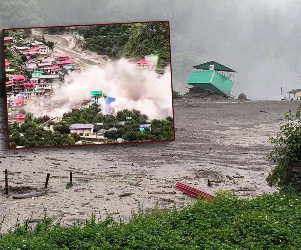 Powódź zmiotła wieś w kilka minut! Wstrząsające wideo w sieci
