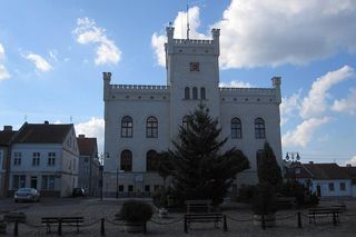   Bajkowy ratusz w Pasymiu. Był wzorowany na niemieckim zamku!