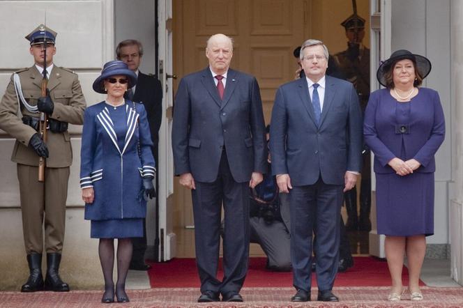 Król Norwegii Harald V i królowa Sonja w Polsce
