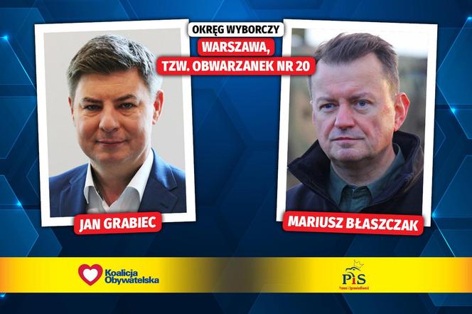 Wybory 2023. Pojedynki „jedynek” PO i PiS. Oni zmierzą się w okręgach