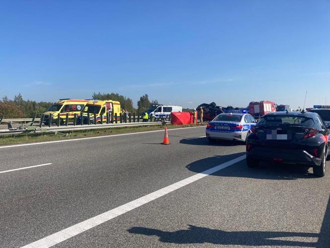 Śmiertelny wypadek na A4 na Podkarpaciu