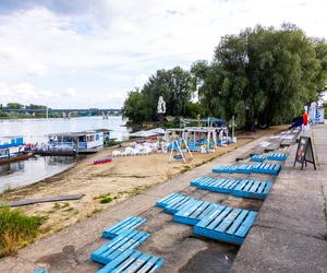 Plaża na Cyplu Czerniakowskim (przy Płycie Desantu)