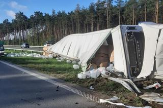 Wypadek na trasie S5 pod Bydgoszczą! Kierowca trafił do szpitala [ZDJĘCIA]
