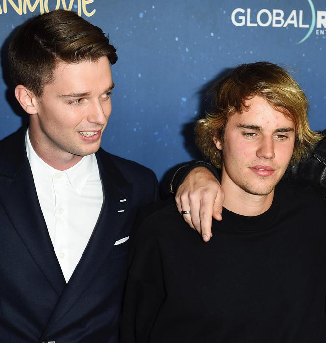 Justin Bieber i Patrick Schwarzenegger na premierze filmu Midnight Sun