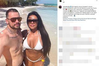 Sylwia Bomba i Grzegorz Collins pływają ze świnkami na wakacjach