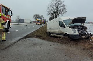 Zdarzenie drogowe na DK2 spowodowało utrudnienia w ruchu