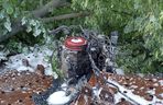 Śmiertelny wypadek pod Sieradzem. Nie żyje 37-latek [ZDJĘCIA]