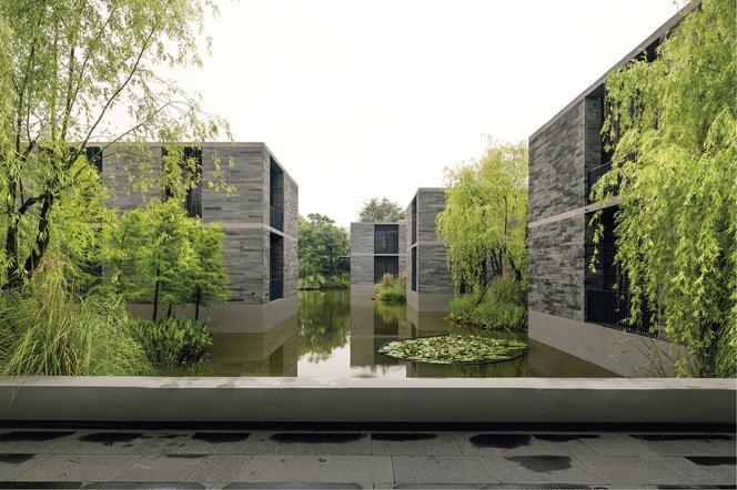 Osiedle z wody, kamienia i światła - Xixi Wetland Estate w Chinach