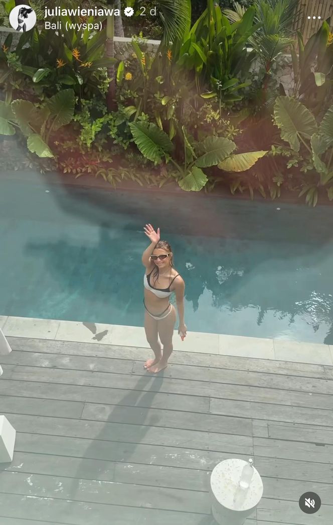 Julia Wieniawa na Bali