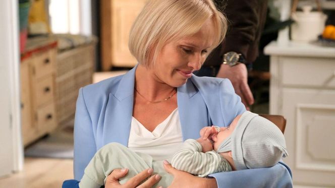 M jak miłość odc. 1876. Dorota (Iwona Rejzner), Antoś (Mark Myronenko)