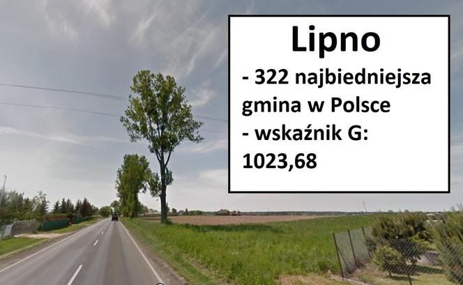 Które gminy w województwie kujawsko-pomorskim należą do najbiedniejszych w skali kraju?